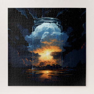Magic in a Jar - Thunderstorm Jigsaw Puzzle
