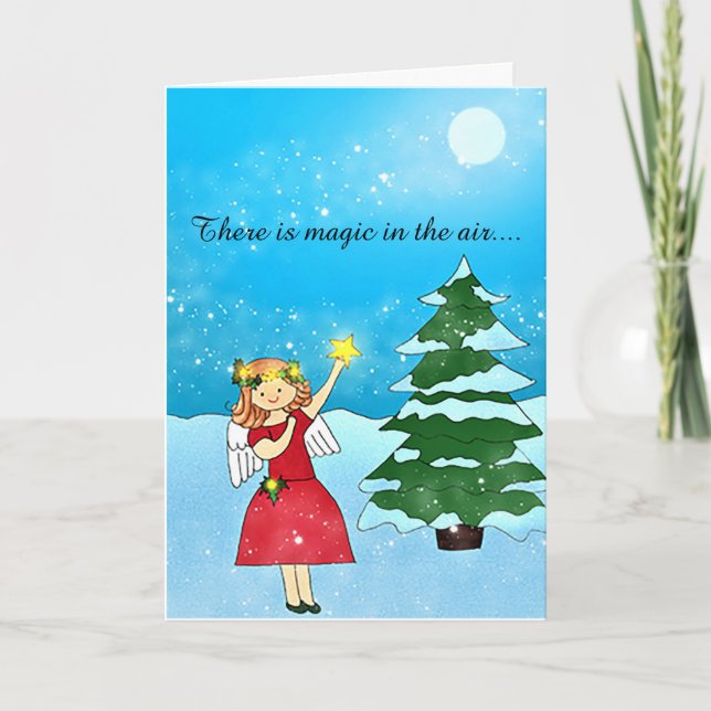 Magic in the Air Christmas Card (Front)