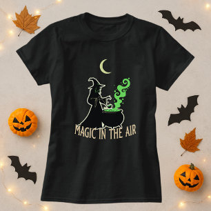 Magic in the Air Halloween Witch T-Shirt
