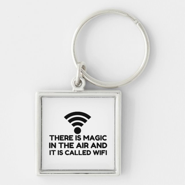 MAGIC IN THE AIR IS WIFI KEY RING (Front)