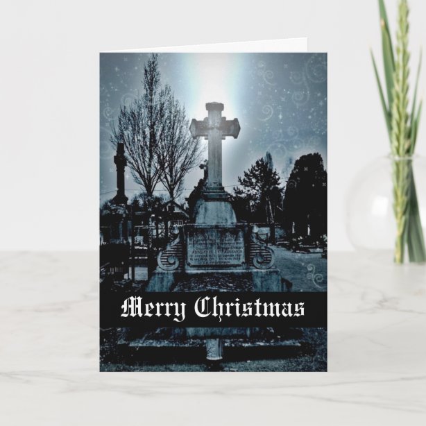 Gothic Christmas Cards | Zazzle UK