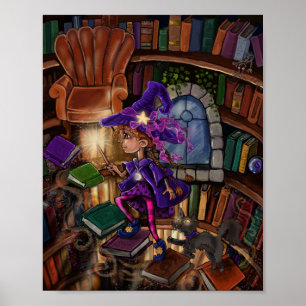 Magic In the Library Poster