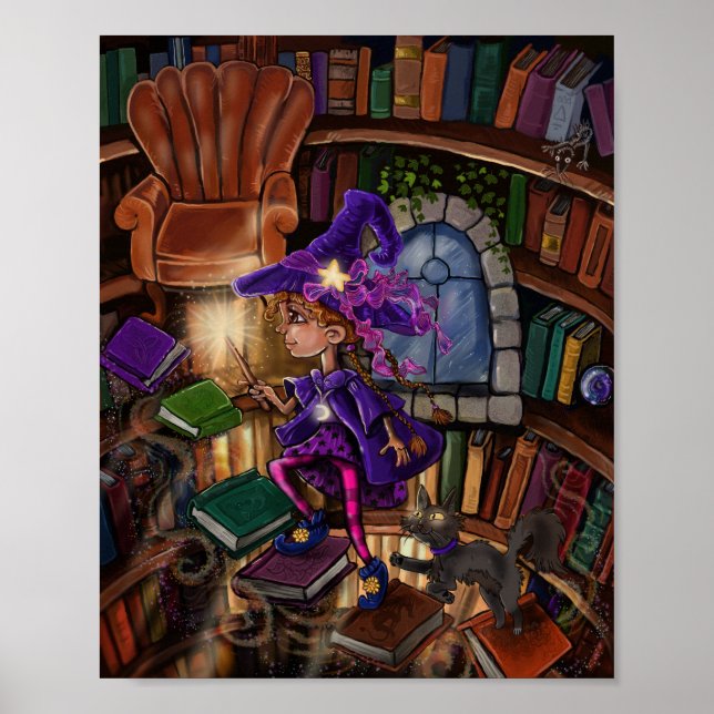 Magic In the Library Poster (Front)