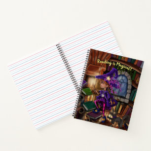 Magic In the Library 'Reading is Magical' Notebook