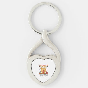 Magic in the Night Halloween Pumpkins Vintage Desi Key Ring