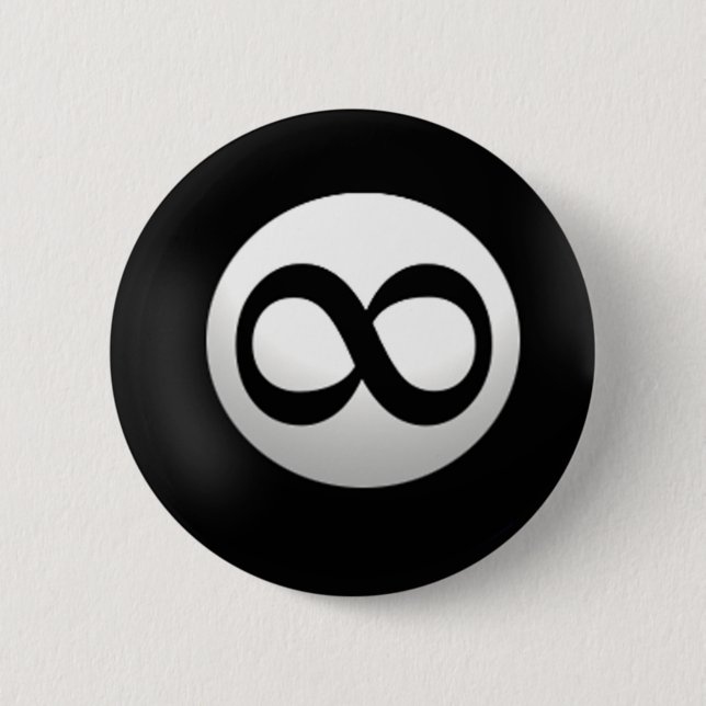 Magic Infinity Ball Button (Front)