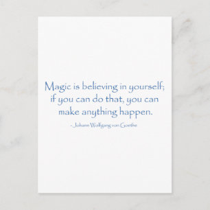 Magic is Believing Postcard