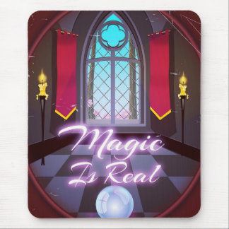 Magic Is Real inspirational quote cartoon Mouse Mat