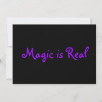 Magic is Real-invitations