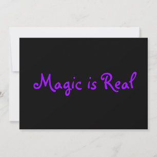 Magic is Real-invitations Invitation