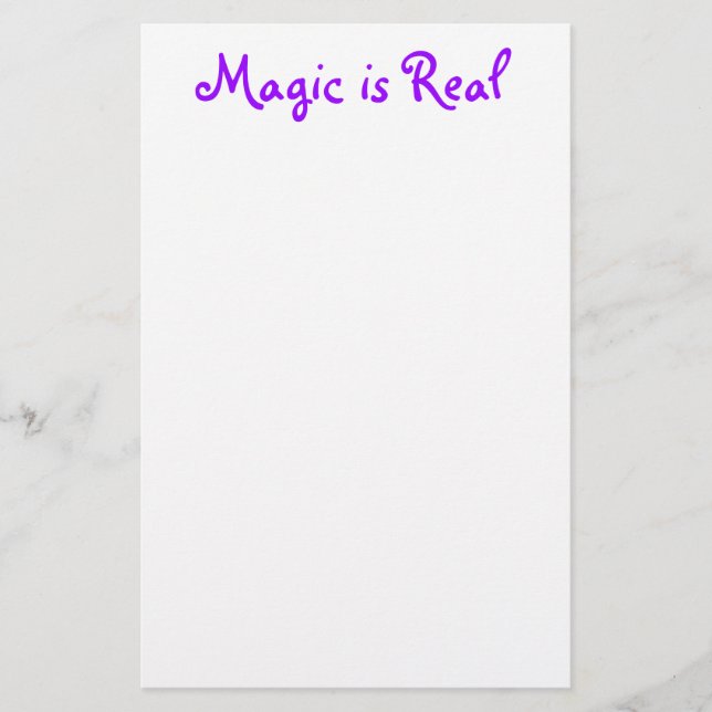 Magic is Real-stationery Stationery (Front)