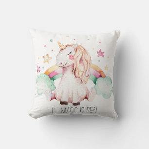 Magic is Real Unicorn Cushion