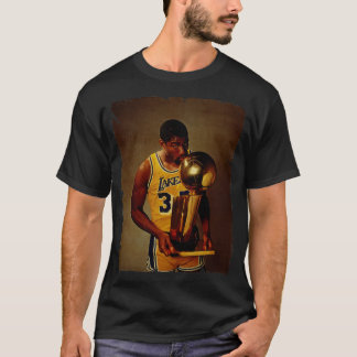 Magic Johnson Vintage Design Of Basketball T-Shirt