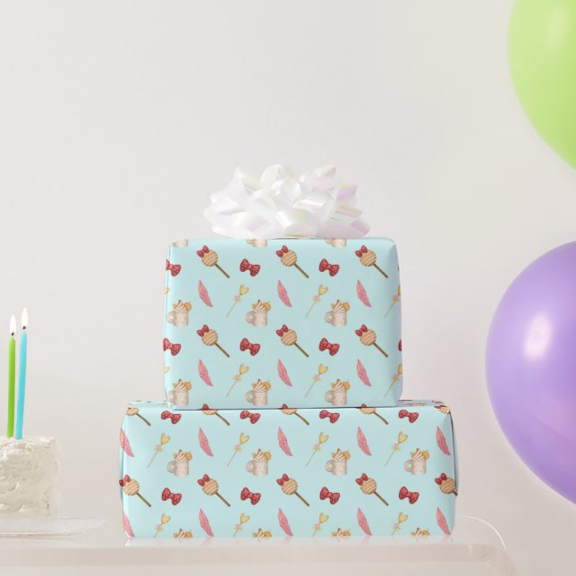 Magic Kingdom Pattern Wrapping Paper (Party Gifts)
