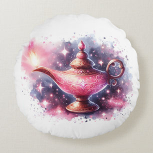 magic lamp round cushion