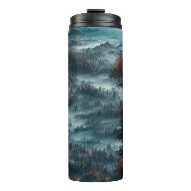 Magic landscape thermal tumbler (Front)