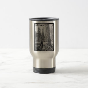Magic Lantern Lumberjack Logging in Butte Valley Travel Mug