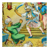 Magic Lantern Slide Ali Baba and the Forty Thieves