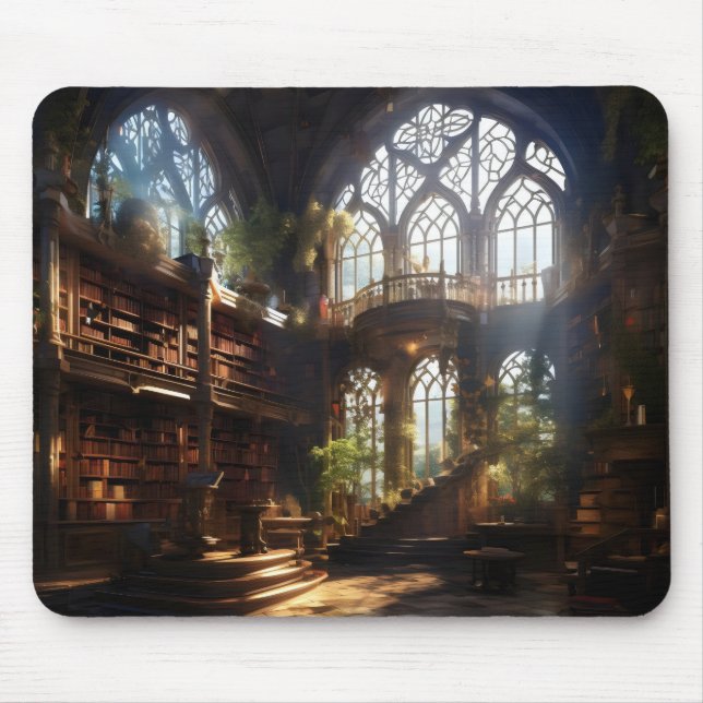 Magic Library Mouse Mat (Front)