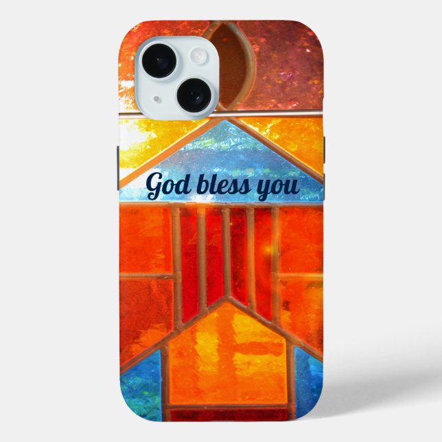 Magic light pouring from the windows of the Church Case-Mate iPhone Case (Back)