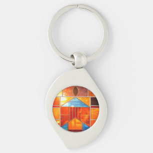 Magic light pouring from the windows of the Church Key Ring