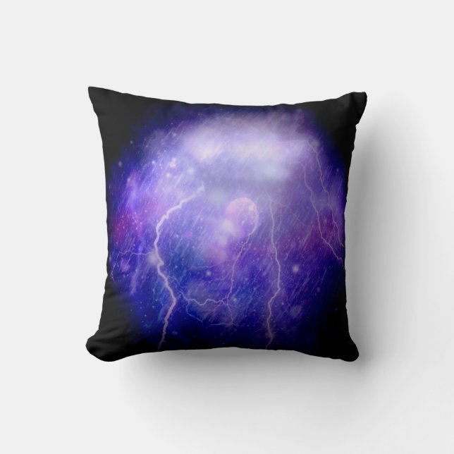 Magic Lightning Galaxy Cushion (Front)