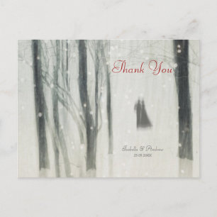 Magic Love Wedding Thank You Card
