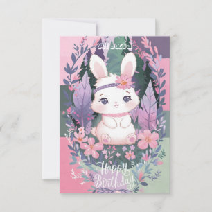 Magic Lovely Bunny Digital Birthday Card