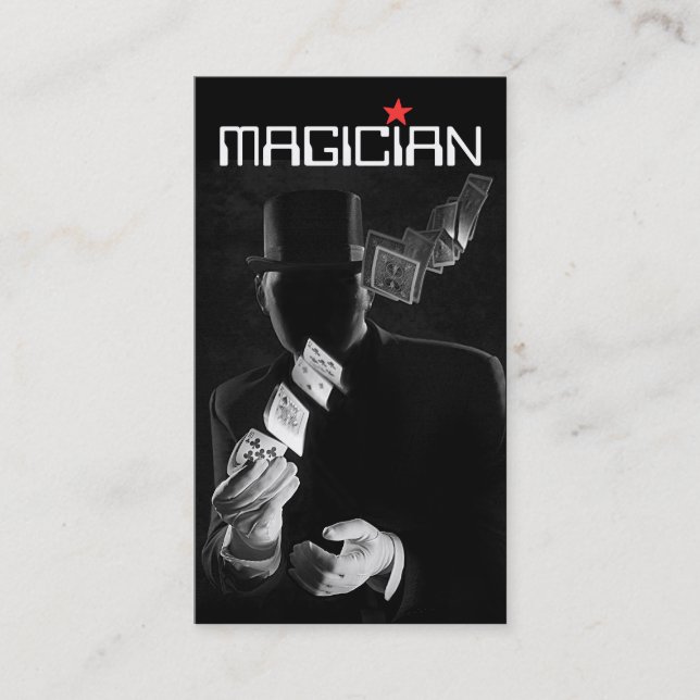 Magic Magician Card Poker Trick Entertainment (Front)