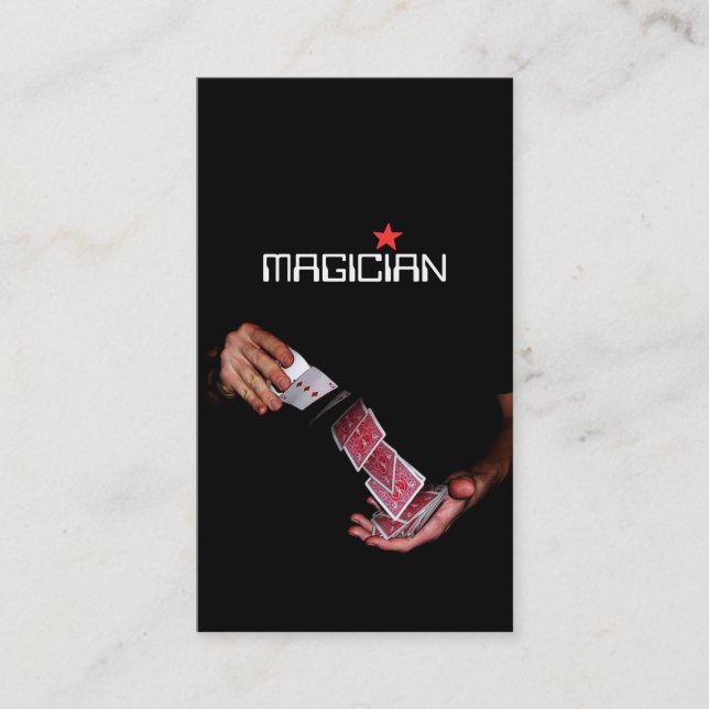 Magic Magician Card Poker Trick Entertainment (Front)