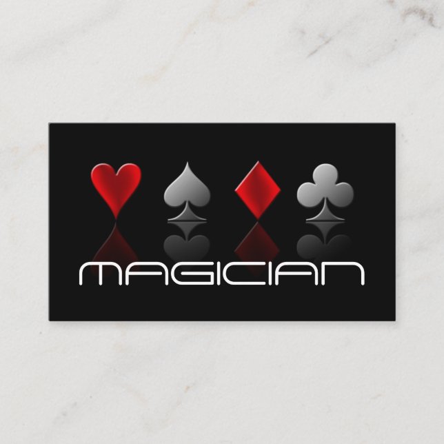 Magic Magician Card Poker Trick Entertainment (Front)