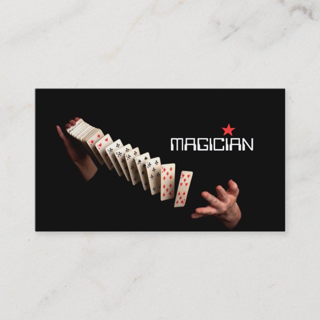 Magic Magician Card Poker Trick Entertainment (Front)