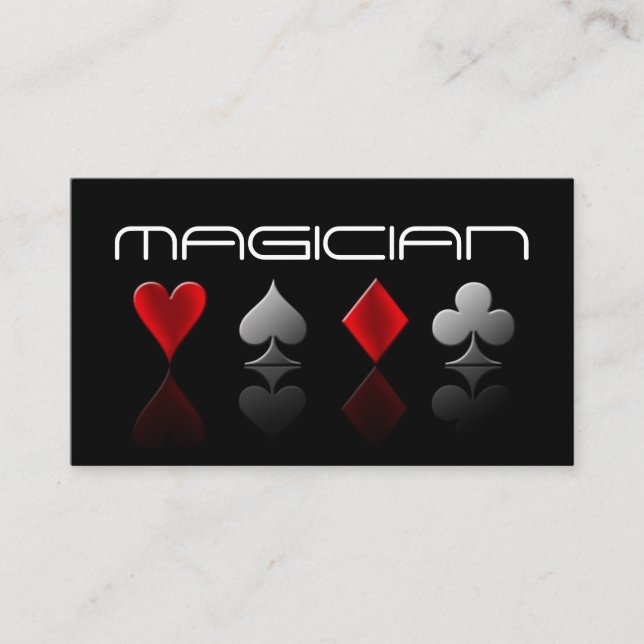 Magic Magician Card Poker Trick Entertainment (Front)
