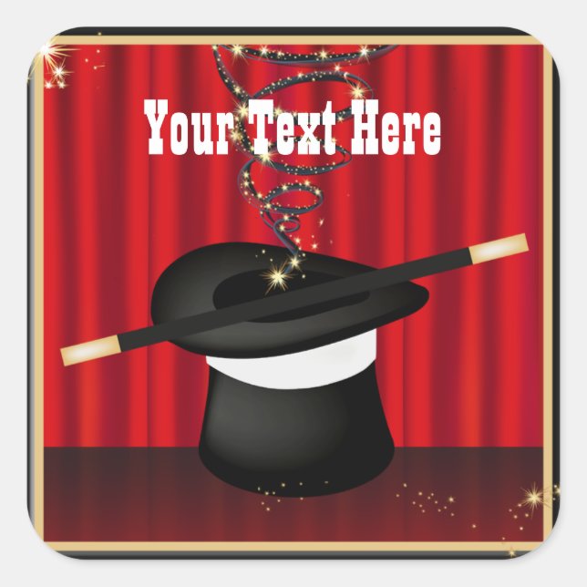 Magic Magician Custom Stickers (Front)