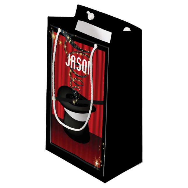 Magic Magician Party SGB Small Gift Bag (Front Angled)