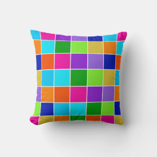 Magic Marker Checkers Cushion