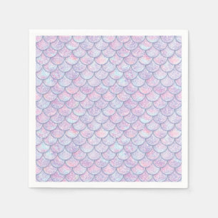 Magic Mermaid Scales Birthday Party Napkin