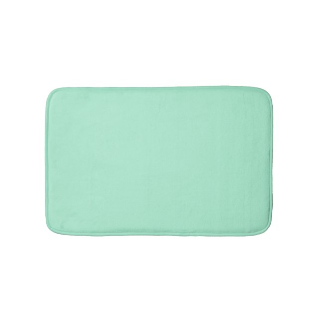 Magic Mint Solid Colour Bath Mat (Front)