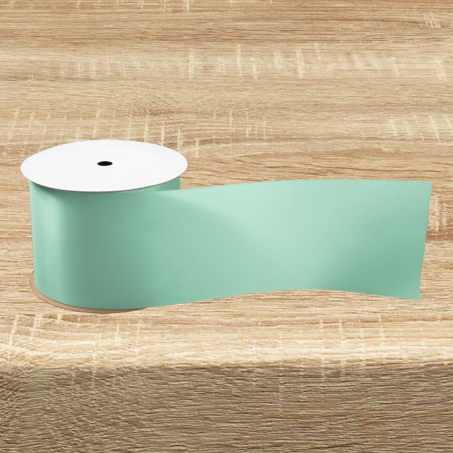 Magic Mint Solid Colour Satin Ribbon (Creator Uploaded)