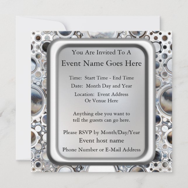 Magic Mirrors Invitation (Front)