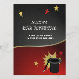 Magic Mitzvah Invitation