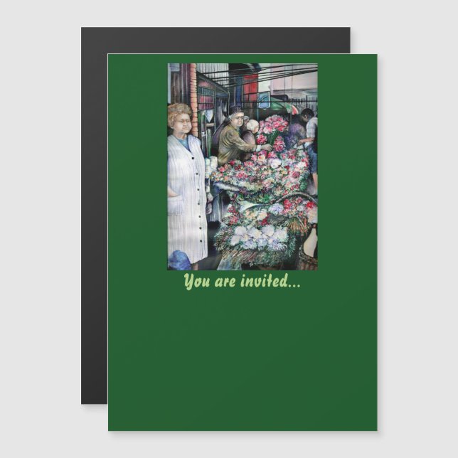 Magic Moment in Misloc Market Magnetic Invitation (Front/Back)