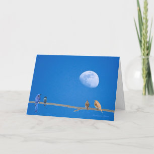 Magic Moments filled with Love: birds on the wire. Card