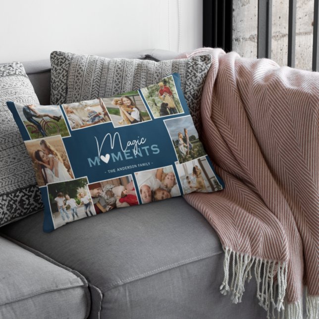 Magic Moments Photo Collage Family Decorative Cushion (Creator Uploaded)
