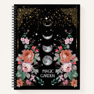 Magic Moon Garden Notebook
