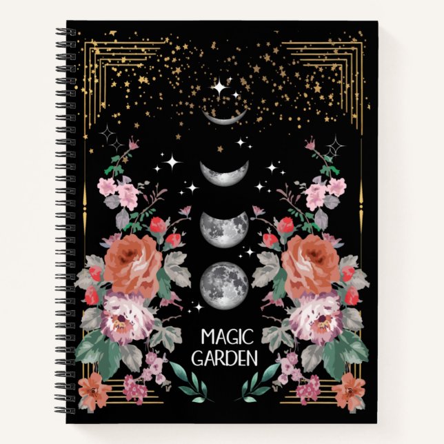 Magic Moon Garden Notebook (Front)