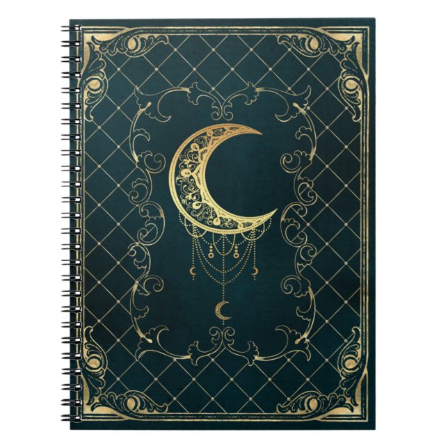 Magic moon grimoire notebook (Front)