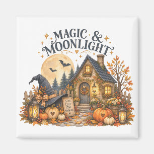 Magic & Moonlight Cosy Cottage Halloween Decor Magnet