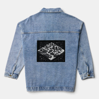 Magic Mountain Map Denim Jacket