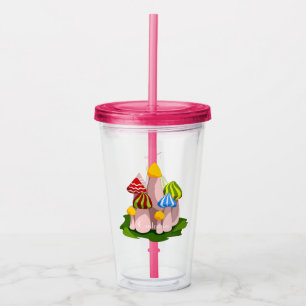 Magic Mushroom Cathedral Thunder_Cove Acrylic Tumbler